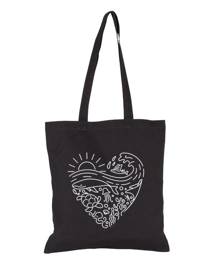 Image of love the sea-white- bag