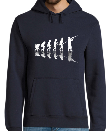 Image of evolution of the hunter man gift