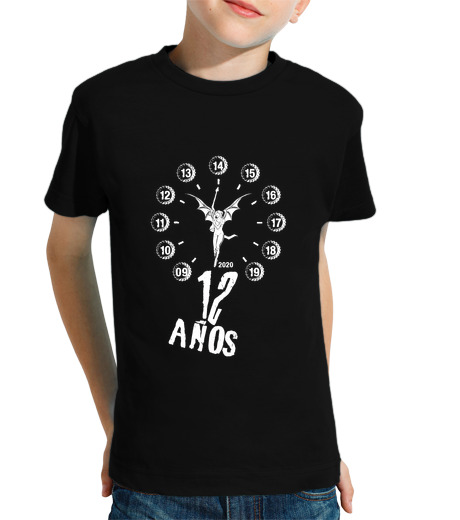 Tee Shirt Pour Enfant Manche Courte Tee shirt enfant, manche courte, noir