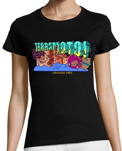 Image of earthquake woman t-shirt