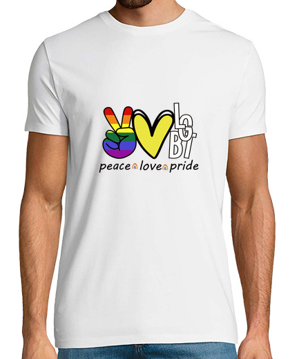 Image of peace love lgbt