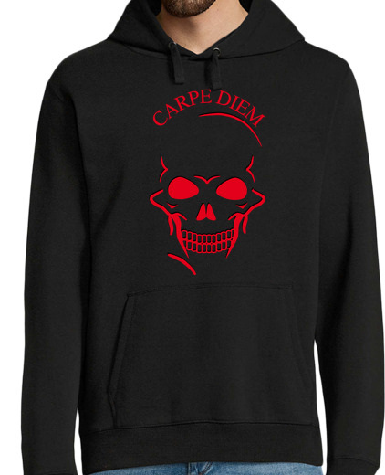 Sweat-shirt À Capuche Pour Homme tête de mort