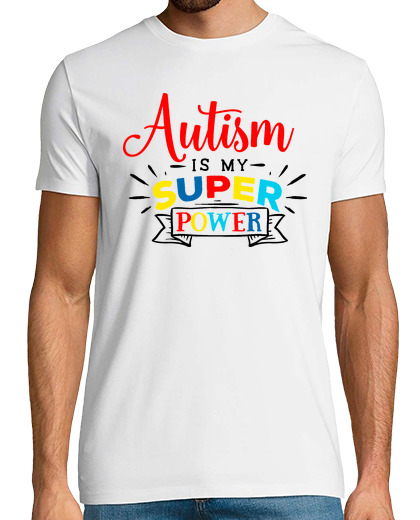 Image of autism awareness my super power autism mom