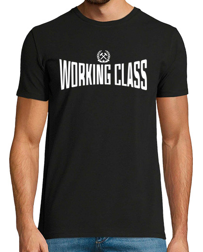 Image of t shirt h - working class hammers star white