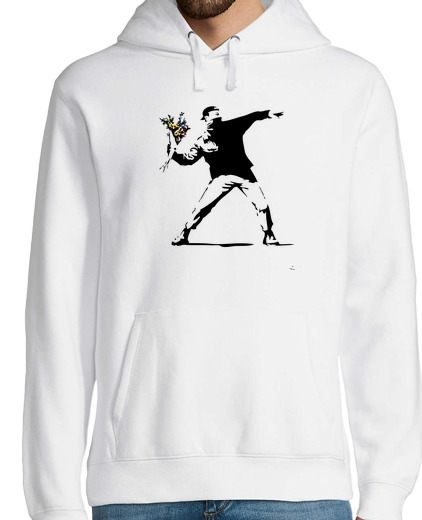 Sweat-shirt À Capuche Pour Homme banksy