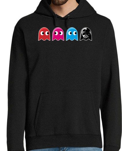 Sweat-shirt À Capuche Pour Homme darth pac- man