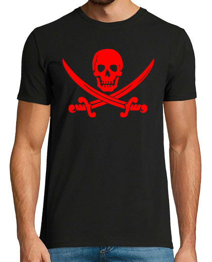 Image of red pirate flag