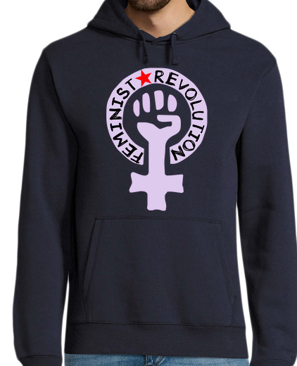 Sweat-shirt À Capuche Pour Homme révolution féministe