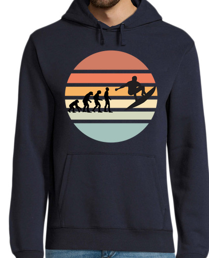 Sweat-shirt À Capuche Pour Homme Evolution LE SURF capuche homme