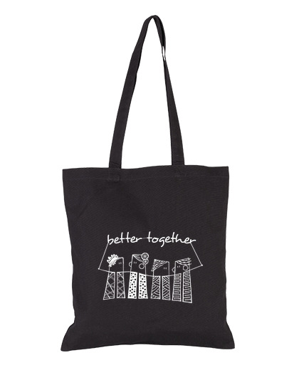 Image of better together black bag