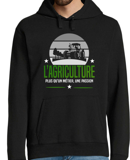 Sweat-shirt À Capuche Pour Homme Agriculture