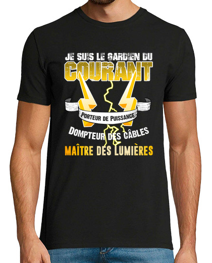 Image of electrician humorous gift electricity puns electrician joke electrician dad in french