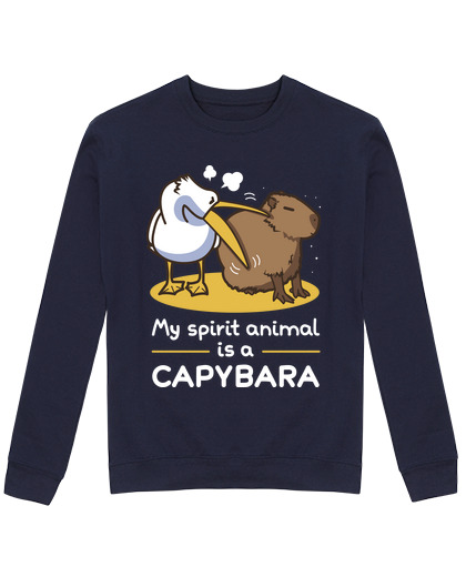 Sweat Unisexe mon esprit animal est un capybara 2