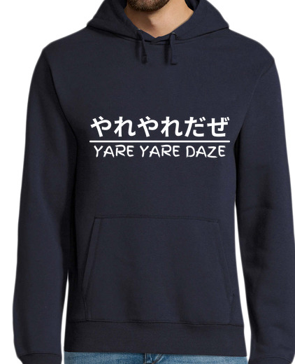 Sweat-shirt À Capuche Pour Homme YARE YARE DAZE - Anime Manga Japon