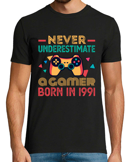 Image of gamer born in 1991 birthday gaming gift