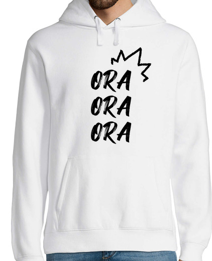 Sweat-shirt À Capuche Pour Homme ORA ORA ORA - Anime Manga Jojo