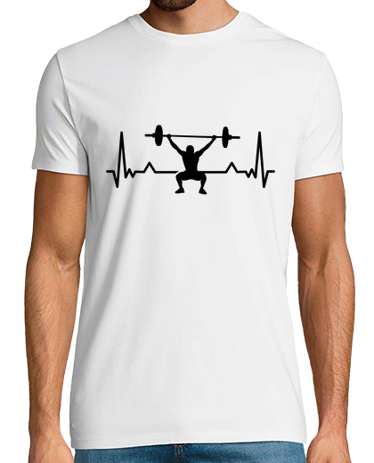Image of bodybuilding heartbeat line funny gifts
