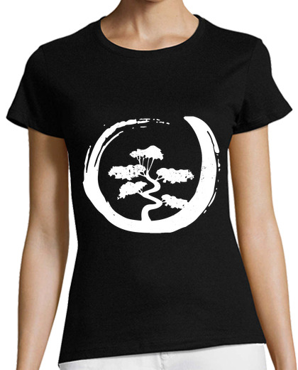 Image of bonsai tree enso cirle dharma day gift