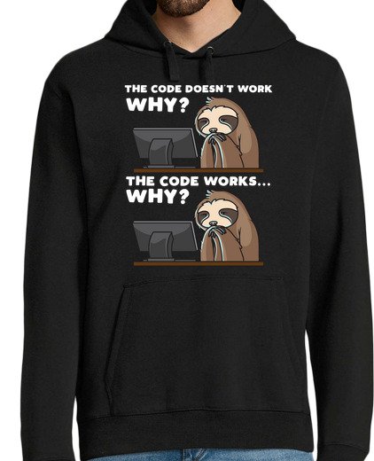 Sweat-shirt À Capuche Pour Homme informaticien programmeur ordinateur