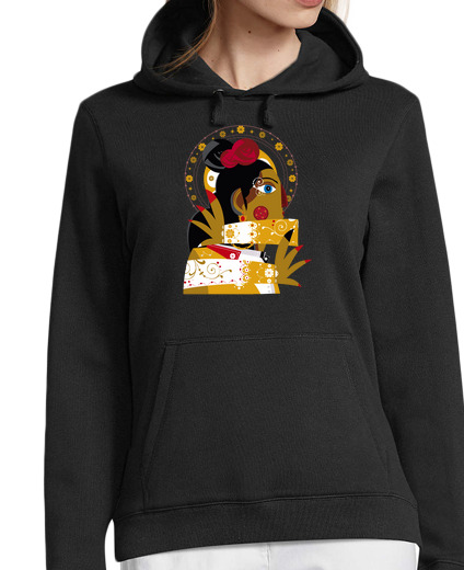 Sweat-shirt À Capuche Pour Femme reine et de mûre