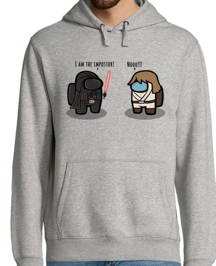 Sweat-shirt À Capuche Pour Homme je suis le post im ou