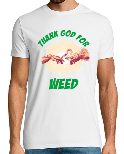 Image of stoner tshirt michelangelo parody cannabis shirt