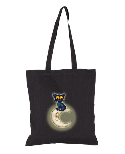 Bolsa De Tela Gato lunar laTostadora