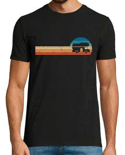 Image of vintage motorhome campervan sunset gift
