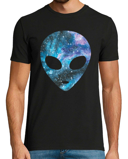 Image of Psychedelic Alien Head Cosmic Galaxy Trippy Outer Space Gift
