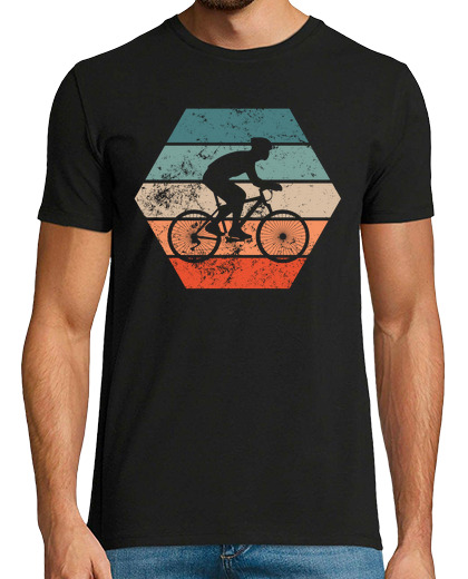Image of cyclist bike retro