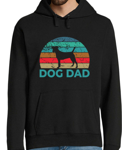 Sweat-shirt À Capuche Pour Homme chien patte animal love r cadeau