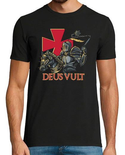 Image of knights templar cross deus vult medieval holy warrior crusader