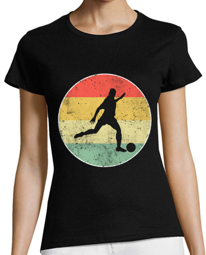 Image of soccer footballer retro