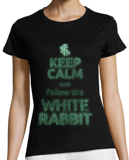 Image of keep calm white rabbit