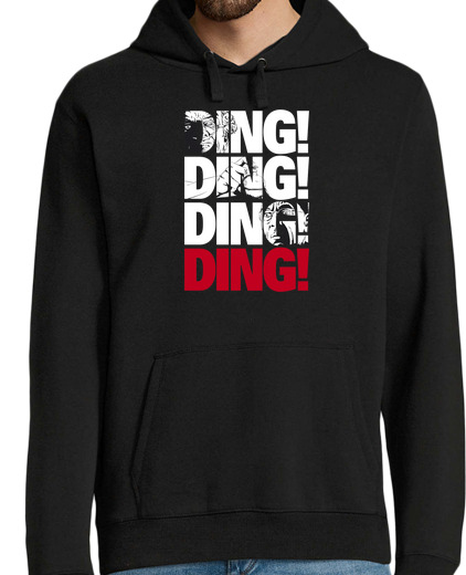 Sweat-shirt À Capuche Pour Homme ding ding ding! - mesdames