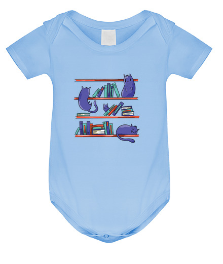 Body Bebé gatos de biblioteca para amantes de los laTostadora
