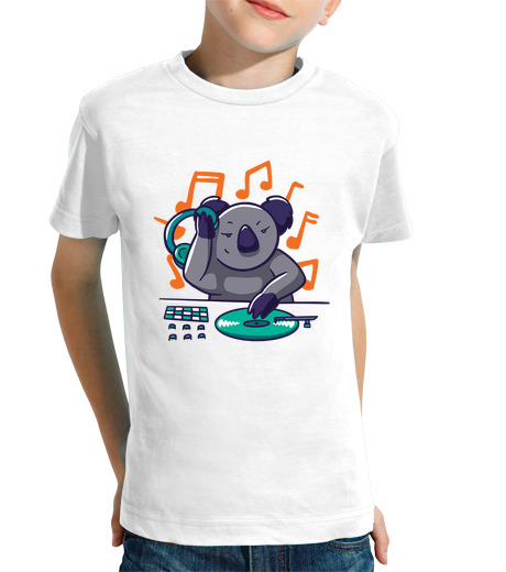 Tee Shirt Pour Enfant Manche Courte koala dj