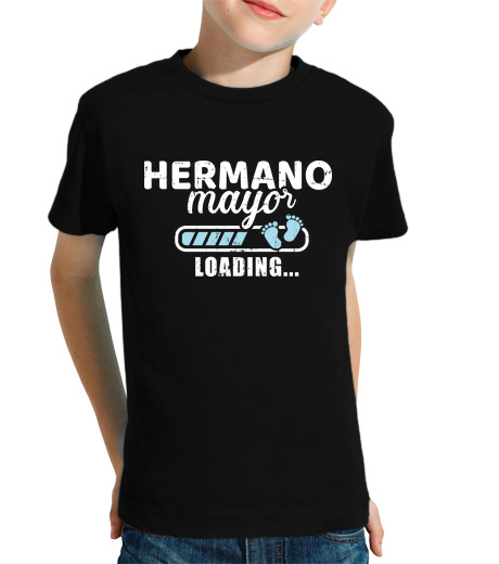 Camiseta Niño Manga Corta hermano mayor cargando laTostadora