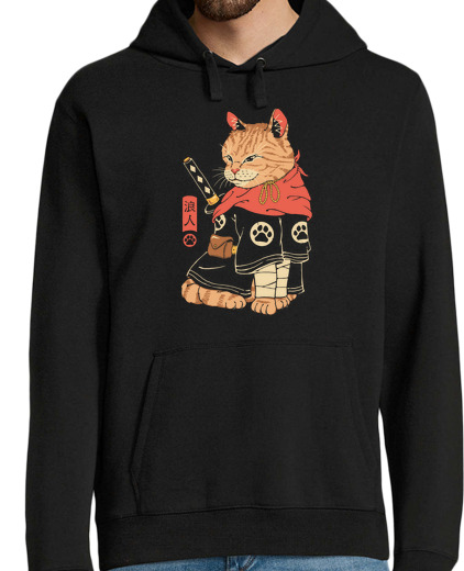 Sweat-shirt À Capuche Pour Homme Neko Ronin