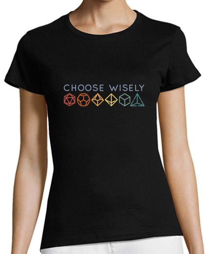 Image of choose dice wisely rpg design