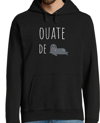 Sweat-shirt À Capuche Pour Homme Ouate de phoque WTF