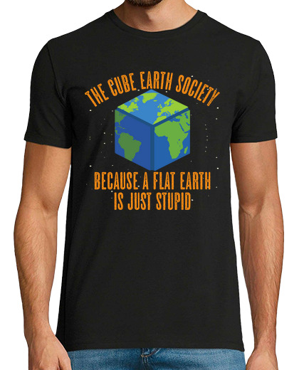 Image of cube earth society because flat earth