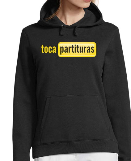 Image of tocapartituras hooded sweater girl