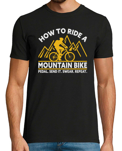 Image of mountain bike biker cyclist bicycle biking
