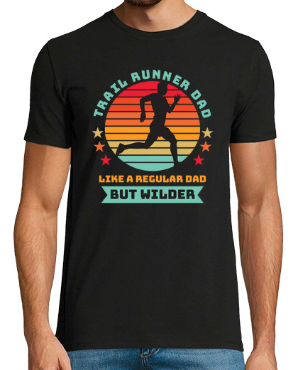 Image of trail runner dad trail running father d