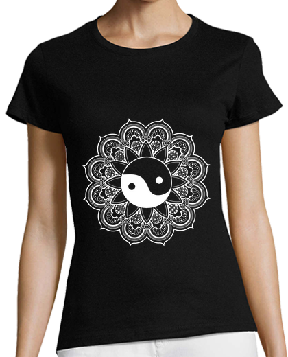 Image of beautiful yin yang mandala