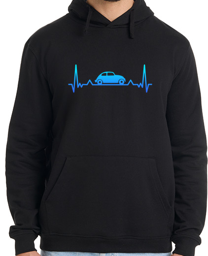 Sweat-shirt À Capuche Pour Homme cadeau automobile de battement de coeur