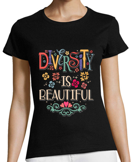 Image of diversity is beautiful so be kind