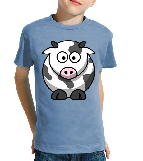 Tee Shirt Pour Enfant Manche Courte vache