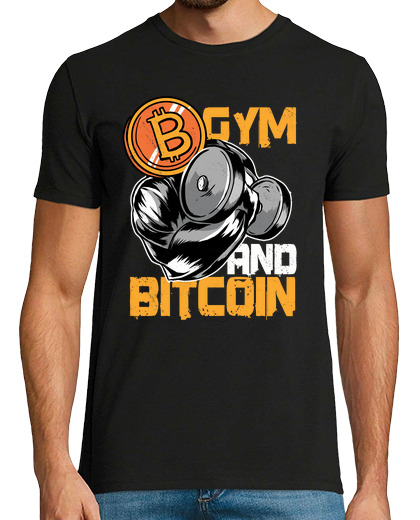 Image of gym and bitcoin btc crypto blockchain